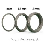 سیم نسوز کوره در 3 سایز